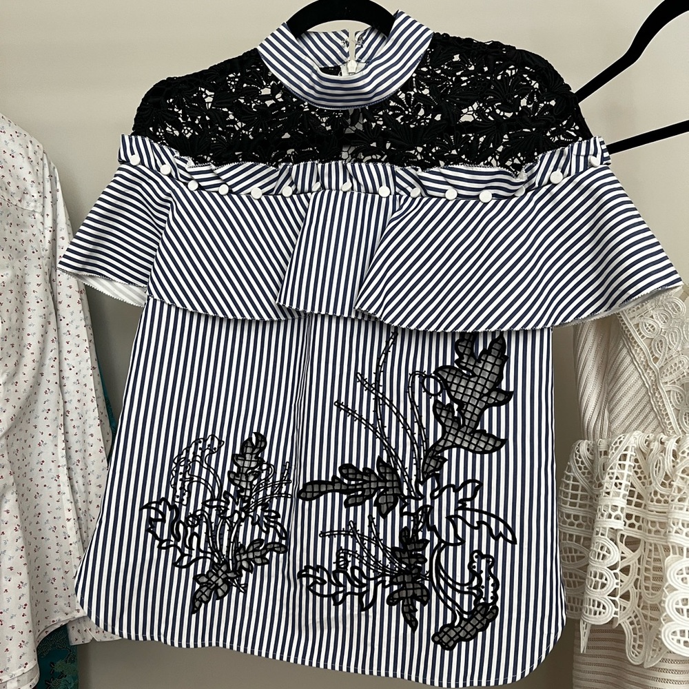 Self Portrait Lace Top